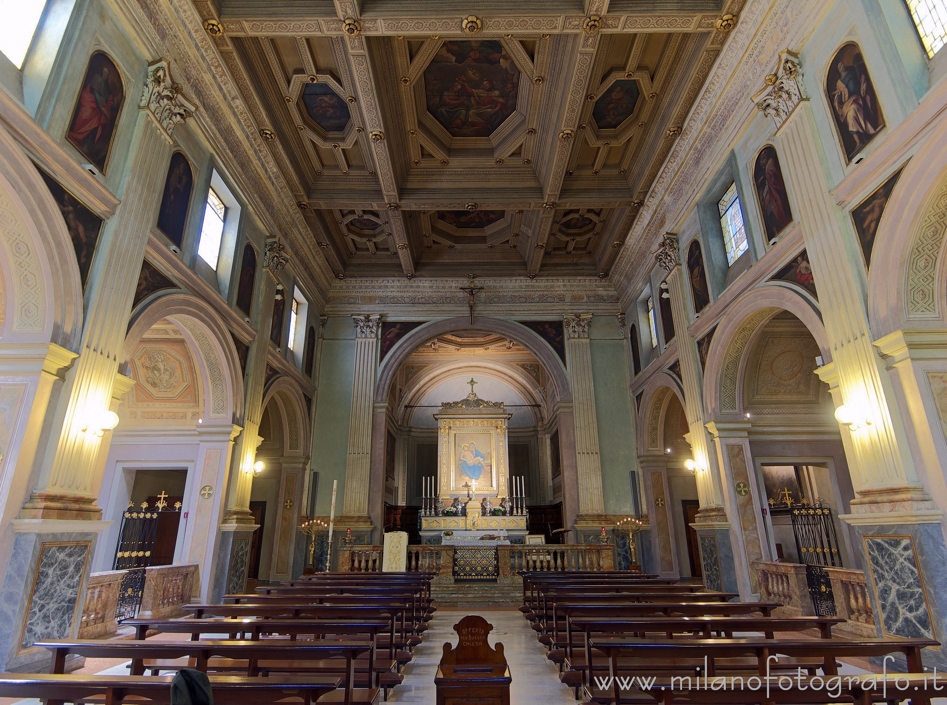 Milano - Interno della Chiesa di Santa Maria della Consolazione